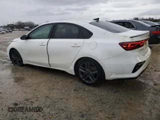 2021 Kia Forte GT-Line with VIN 3KPF34AD0ME390346, listed as a Copart auction lot 42682485 with 57,787 mi miles and Salvage Title. Bid and sale history available at carsss.com. Image 2.