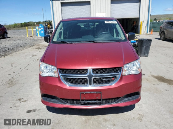 2015 Dodge Grand Caravan SE with VIN 2C4RDGBG6FR569383, listed as a Copart auction lot 55075745 with 45,474 mi miles and Salvage Title. Bid and sale history available at DreamBid. Image 5.