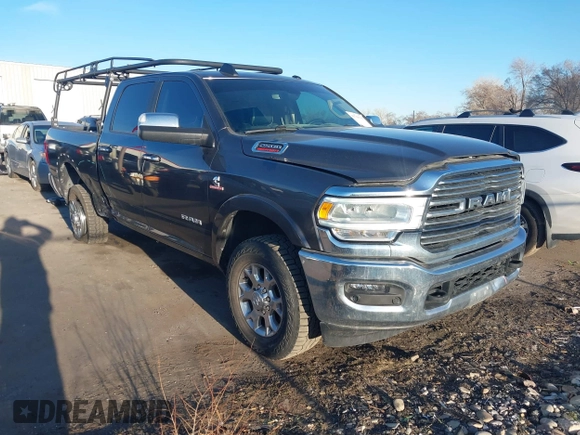 2022 Ram 2500 Laramie with VIN 3C6UR5FL5NG203501, listed as a IAAI auction lot 41763767 with 75,715 mi miles and . Bid and sale history available at DreamBid. Image 1.