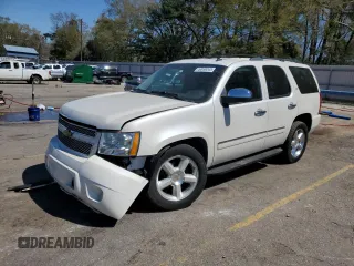 2011 Chevrolet Tahoe LTZ with VIN 1GNSCCE00BR337378, listed as a Copart auction lot 49898265 with 192,453 mi miles and Salvage title. Bid and sale history available at DreamBid. Image 1.