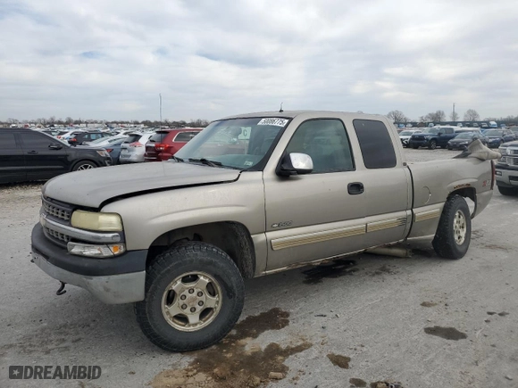 2001 Chevrolet Silverado 1500 LT with VIN 1GCEK19TX1Z171225, listed as a Copart auction lot 50086775 with 344,590 mi miles and Salvage Title. Bid and sale history available at carsss.com. Image 1.
