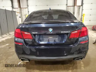 2013 BMW 5 Series 550i xDrive with VIN WBAFU9C5XDDY71476, listed as a Copart auction lot 49231685 with 165,909 mi miles and Salvage Title. Bid and sale history available at carsss.com. Image 6.