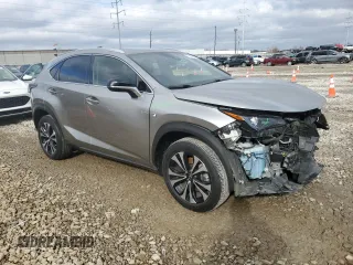 2020 Lexus NX with VIN JTJSARDZ5L2231100, listed as a Copart auction lot 43446915 with 39,686 mi miles and Salvage Title. Bid and sale history available at carsss.com. Image 4.