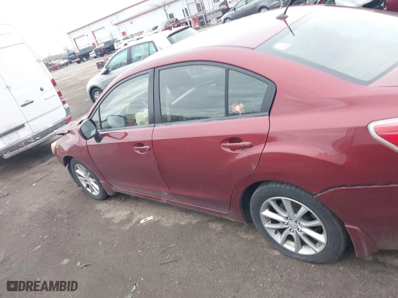 2012 Subaru Impreza Sedan 2.0i Premium with VIN JF1GJAB69CH029527, listed as a IAAI auction lot 41865233 with 110,775 mi miles. Bid and sale history available at carsss.com. Image 15.