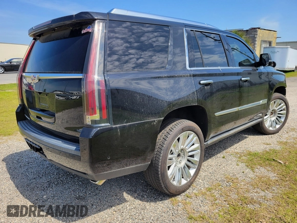 2019 Cadillac Escalade Platinum with VIN 1GYS4DKJ9KR138333, listed as a IAAI auction lot 42176170 with 104,787 mi miles and . Bid and sale history available at DreamBid. Image 4.
