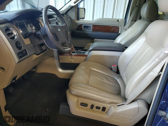 2010 Ford F-150 XL with VIN 1FTFW1EV3AKE70421, listed as a Copart auction lot 55401005 with 136,440 mi miles and Salvage title. Bid and sale history available at DreamBid. Image 7.