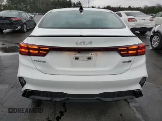 2023 Kia Forte GT-Line with VIN 3KPF54AD0PE546397, listed as a Copart auction lot 49877095 with 21,940 mi miles and Salvage Title. Bid and sale history available at carsss.com. Image 6.
