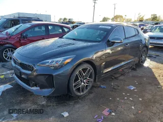 2022 Kia Stinger GT1 with VIN KNAE45LC6N6099616, listed as a Copart auction lot 76286914 with 43,647 mi miles and Salvage Title. Bid and sale history available at DreamBid. Image 1.
