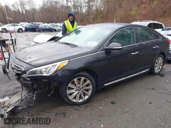 2017 Hyundai Sonata Sport with VIN 5NPE34AF1HH480121, listed as a IAAI auction lot 41823070 with 81,569 mi miles. Bid and sale history available at carsss.com. Image 19.