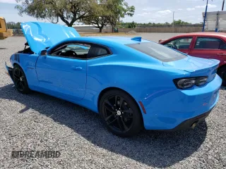 2023 Chevrolet Camaro 2LT with VIN 1G1FD1RX8P0108292, listed as a Copart auction lot 46338533 with 6,670 mi miles. Bid and sale history available at carsss.com. Image 2.