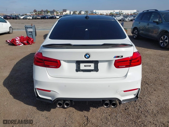 2018 BMW M3 with VIN WBS8M9C52J5K98356, listed as a IAAI auction lot 41593546 with 91,478 mi miles. Bid and sale history available at carsss.com. Image 17.