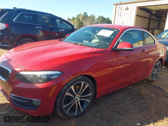 2018 BMW 2 Series 230i xDrive with VIN WBA2J3C56JVD48713, listed as a IAAI auction lot 41861277 with 103,706 mi miles and . Bid and sale history available at carsss.com. Image 14.
