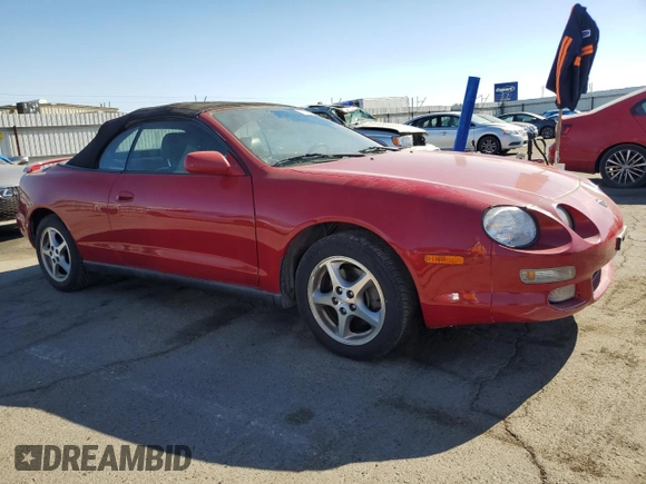 1998 Toyota Celica GT z VIN JT5FG02T8W0050632, wystawiony jako Copart lot #79360124 z przebiegiem 87 293 mil mil oraz Czysty tytuł • Clean title. Historia ofert i sprzedaży dostępna na DreamBid. Obrazek 4.