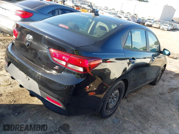 2018 Kia Rio LX with VIN 3KPA24AB4JE145699, listed as a IAAI auction lot 41501580 with 125,162 mi miles. Bid and sale history available at carsss.com. Image 4.