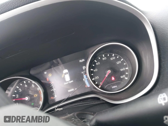 2018 Jeep Compass Altitude with VIN 3C4NJDBB1JT479462, listed as a IAAI auction lot 41276119 with 58,895 mi miles and . Bid and sale history available at carsss.com. Image 7.