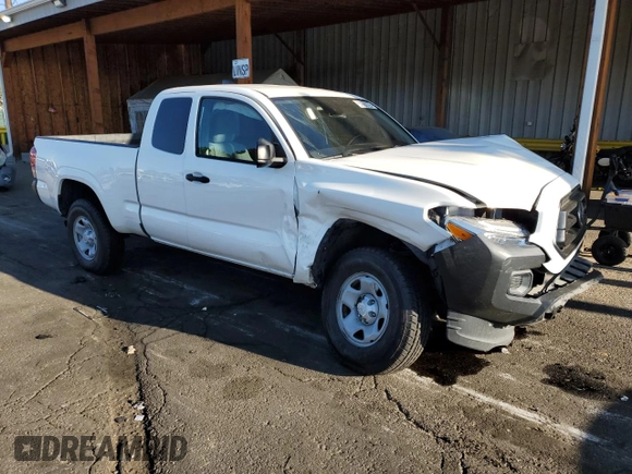2021 Toyota Tacoma SR with VIN 3TYRX5GN8MT016665, listed as a Copart auction lot 57686725 with 53,631 mi miles and Salvage title. Bid and sale history available at DreamBid. Image 4.