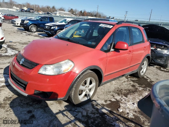 2007 Suzuki SX4 with VIN JS2YB413X75109453, listed as a Copart auction lot 42185675 with 84,548 mi miles and Salvage Title. Bid and sale history available at carsss.com. Image 1.