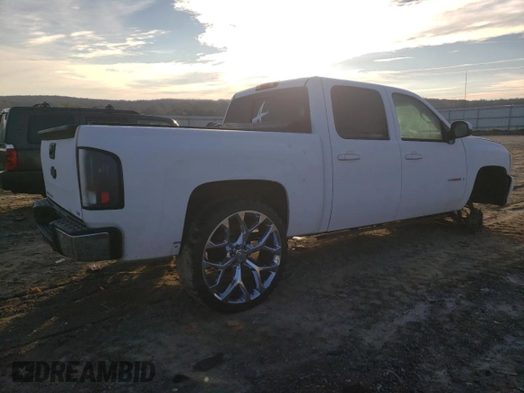 2007 Chevrolet Silverado 1500 LTZ with VIN 3GCEK13Y57G512768, listed as a Copart auction lot 81051054 with 183,069 mi miles and Salvage Title. Bid and sale history available at carsss.com. Image 3.