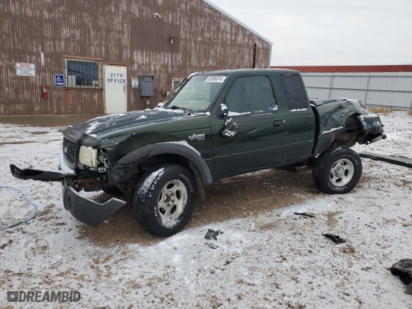 2001 Ford Ranger XL Fleet with VIN 1FTZR15U11PA44340, listed as a Copart auction lot 83996074 with 200,875 mi miles and Salvage Title. Bid and sale history available at carsss.com. Image 1.