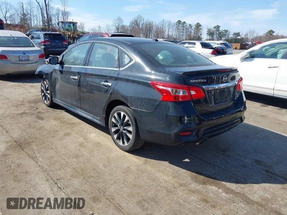 2019 Nissan Sentra SR with VIN 3N1AB7AP4KY443055, listed as a IAAI auction lot 41769268 with 61,990 mi miles and . Bid and sale history available at DreamBid. Image 3.