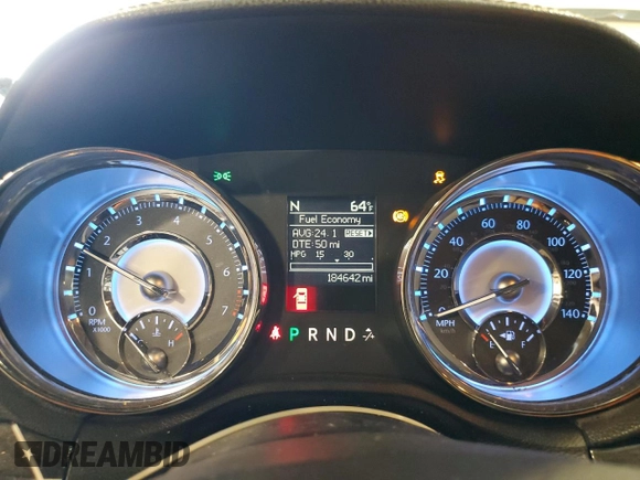 2011 Chrysler 300 Limited with VIN 2C3CA5CG2BH595839, listed as a Copart auction lot 74777624 with 184,642 mi miles and Non Repairable. Bid and sale history available at carsss.com. Image 9.