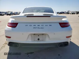 2014 Porsche 911 Turbo S with VIN WP0AD2A90ES167827, listed as a Copart auction lot 47832645 with 15,491 mi miles and Non Repairable. Bid and sale history available at DreamBid. Image 6.