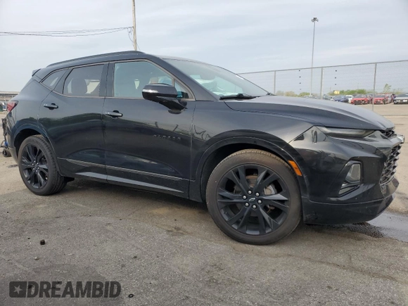 2020 Chevrolet Blazer RS z VIN 3GNKBKRS9LS668340, wystawiony jako Copart lot #54913965 z przebiegiem 86 611 mil mil oraz Szkoda całkowita • Salvage title. Historia ofert i sprzedaży dostępna na DreamBid. Obrazek 4.