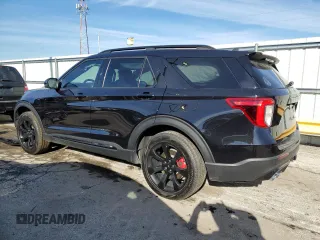 2023 Ford Explorer ST with VIN 1FM5K8GC0PGC06785, listed as a Copart auction lot 44455585 with 12,986 mi miles and Salvage Title. Bid and sale history available at carsss.com. Image 2.