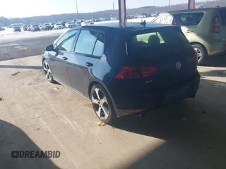 2016 Volkswagen Golf GTI SE with VIN 3VW5T7AU6GM036738, listed as a IAAI auction lot 41404994 with 176,048 mi miles. Bid and sale history available at carsss.com. Image 3.