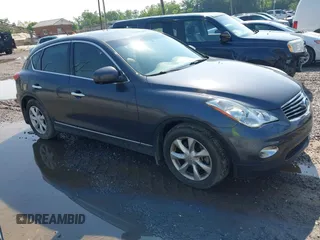 2010 Infiniti EX Journey with VIN JN1AJ0HR9AM756640, listed as a IAAI auction lot 42460696 with 96,145 mi miles and . Bid and sale history available at DreamBid. Image 1.
