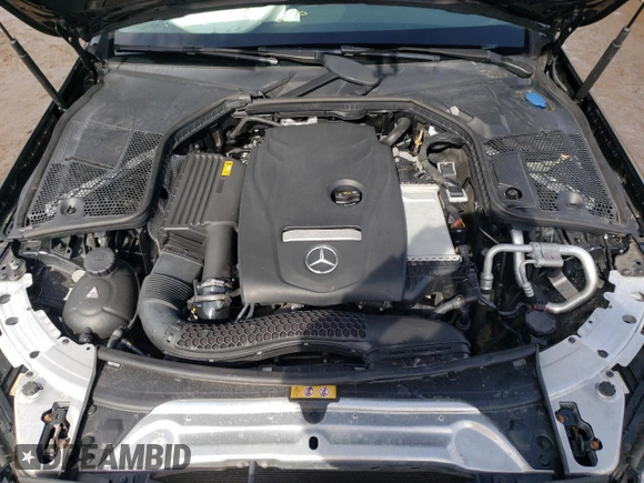 2018 Mercedes-Benz C 300 with VIN 55SWF4JB7JU257190, listed as a Copart auction lot 47238505 with 61,712 mi miles and Salvage title. Bid and sale history available at DreamBid. Image 11.