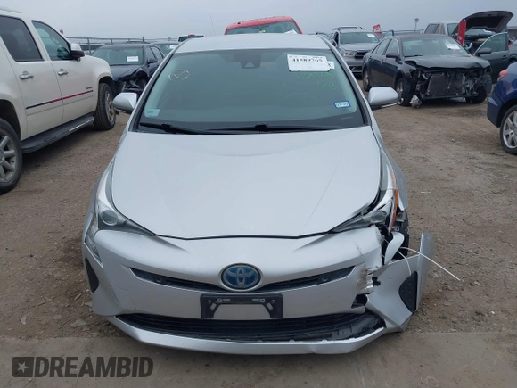 2018 Toyota Prius Two with VIN JTDKARFU7J3549201, listed as a IAAI auction lot 41589765 with 125,500 mi miles. Bid and sale history available at carsss.com. Image 12.