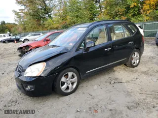 2007 Kia Rondo EX with VIN KNAFG526977118504, listed as a Copart auction lot 74013034 with 95,620 mi miles and Salvage Title. Bid and sale history available at carsss.com. Image 1.