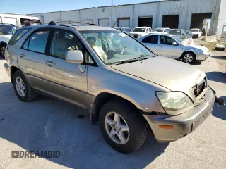 2002 Lexus RX 300 with VIN JTJHF10U920278373, listed as a Copart auction lot 81881594 with 197,501 mi miles and Salvage Title. Bid and sale history available at carsss.com. Image 4.