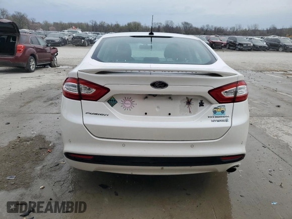 2014 Ford Fusion Titanium Hybrid with VIN 3FA6P0RU9ER160242, listed as a Copart auction lot 50209005 with 172,507 mi miles and Salvage Title. Bid and sale history available at carsss.com. Image 6.