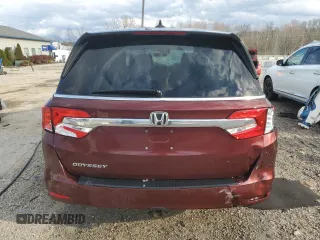 2018 Honda Odyssey EX-L with VIN 5FNRL6H73JB085115, listed as a Copart auction lot 50574975 with 166,626 mi miles and Non Repairable. Bid and sale history available at carsss.com. Image 6.