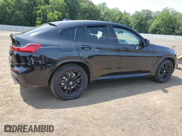 2021 BMW X4 xDrive30i with VIN 5UX2V1C09M9E03411, listed as a Copart auction lot 62078545 with 49,101 mi miles and Salvage title. Bid and sale history available at DreamBid. Image 3.