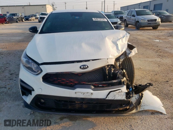 2020 Kia Forte GT-Line with VIN 3KPF34AD3LE238138, listed as a Copart auction lot 54013735 with 100,396 mi miles and Salvage Title. Bid and sale history available at DreamBid. Image 5.