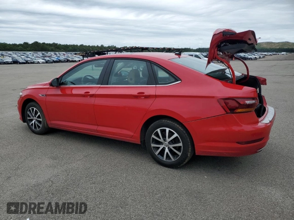2019 Volkswagen Jetta SEL with VIN 3VWE57BUXKM192217, listed as a Copart auction lot 62532145 with 43,638 mi miles and Salvage title. Bid and sale history available at DreamBid. Image 2.