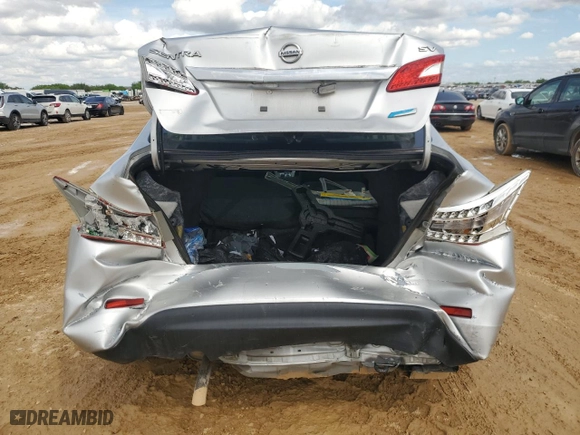 2014 Nissan Sentra SV with VIN 3N1AB7AP8EY314434, listed as a Copart auction lot 51108675 with 123,485 mi miles and Salvage Title. Bid and sale history available at carsss.com. Image 6.