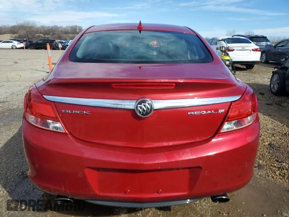 2012 Buick Regal Turbo Premium 1 with VIN 2G4GS5EV3C9210270, listed as a Copart auction lot 49431865 with 129,996 mi miles and Salvage title. Bid and sale history available at DreamBid. Image 6.