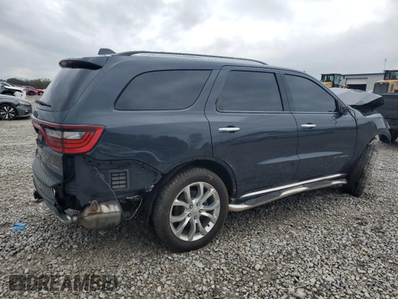 2018 Dodge Durango Citadel with VIN 1C4RDHEG8JC216811, listed as a Copart auction lot 80801934 with 57,765 mi miles and Salvage title. Bid and sale history available at DreamBid. Image 3.