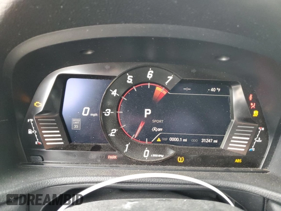 2020 Toyota Supra 3.0 with VIN WZ1DB4C08LW026587, listed as a Copart auction lot 50378495 with 31,247 mi miles and Salvage title. Bid and sale history available at DreamBid. Image 9.
