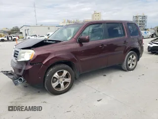 2014 Honda Pilot EX-L with VIN 5FNYF3H52EB019175, listed as a Copart auction lot 47628855 with 141,659 mi miles and Salvage Title. Bid and sale history available at carsss.com. Image 1.
