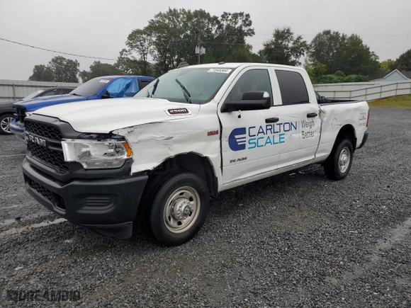 2022 Ram 2500 Tradesman with VIN 3C6UR4CJ2NG200455, listed as a Copart auction lot 71545564 with 33,839 mi miles and Salvage Title. Bid and sale history available at carsss.com. Image 1.