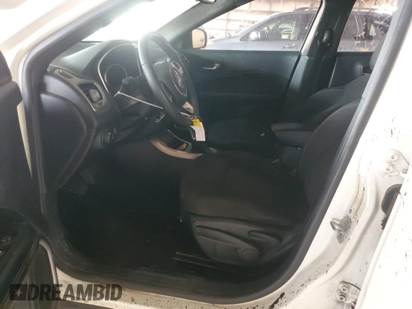 2019 Jeep Compass Sport with VIN 3C4NJCAB9KT613809, listed as a Copart auction lot 55536295 with 110,625 mi miles and Salvage title. Bid and sale history available at DreamBid. Image 7.