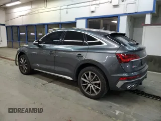 2022 Audi SQ5 Sportback Premium Plus z VIN WA124AFY3N2106433, wystawiony jako Copart lot #43756965 z przebiegiem 21 634 mil mil oraz Szkoda całkowita • Salvage title. Historia ofert i sprzedaży dostępna na DreamBid. Obrazek 2.