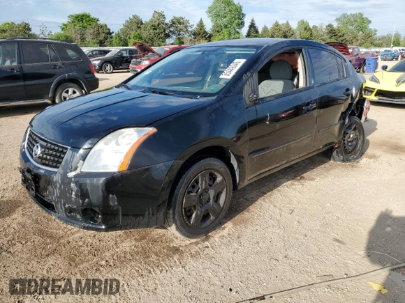2008 Nissan Sentra S with VIN 3N1AB61E48L720866, listed as a Copart auction lot 55449045 with 147,531 mi miles and Salvage title. Bid and sale history available at DreamBid. Image 1.