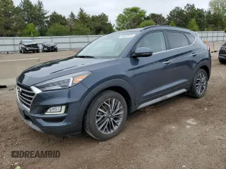 2019 Hyundai Tucson SEL z VIN KM8J3CAL7KU049936, wystawiony jako Copart lot #55497015 z przebiegiem 89 551 mil mil oraz Szkoda całkowita • Salvage title. Historia ofert i sprzedaży dostępna na DreamBid. Obrazek 1.