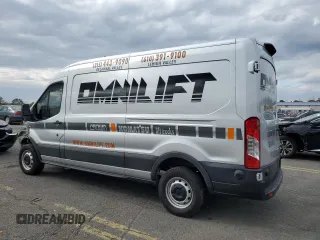 2023 Ford Transit Cargo with VIN 1FTBW9C89PKA44249, listed as a Copart auction lot 75167994 with 21,652 mi miles and Salvage Title. Bid and sale history available at DreamBid. Image 2.